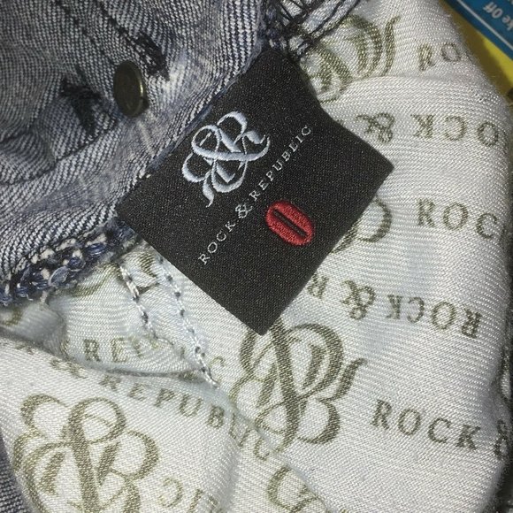 Rock And Republic Womens Kasandra Jeans Sz 0 Blue Wash Denim 5 Pocket 31" Inseam - Picture 11 of 12